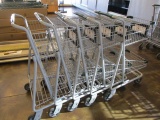 5 Technibilt Two Tier Small Shopping Carts