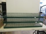 Three Tier Green Metal Rack