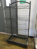 Metal Rack with Five Baskets on Casters