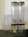 Two 6 x 24 Gravity Feed Bins and One 8 x 17 Scoop Bin