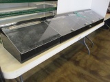 Acrylic Hinged Lid Self Service Bins