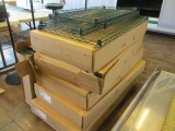 Large Lot of New Eagle Green Coated Shelves