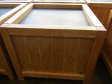 Creative Merchandising Systems Wood Cube Produce Bin