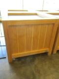 Creative Merchandising Systems Wood Cube Produce Bin
