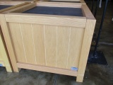 Creative Merchandising Systems Wood Cube Produce Bin