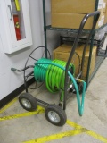 Metal Hose Reel with Hose and Sprayer