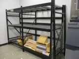 Light Duty Racking with 4 Uprights, 9 Pair of Beams and 9 Shelf Grates