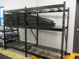 Light Duty Racking with 3 Uprights, 6 Pair of Beams and 6 Shelf Grates