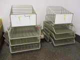 Two Metal Desk Organizers