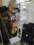 Corner Contents - Misc. Shelving, Displays, Chairs and Baskets, Art Easel and More!
