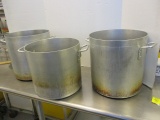 Two 24 Qt. and One 20 Qt. Stock Pots