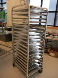 Aluminum Rack with 18 Trays