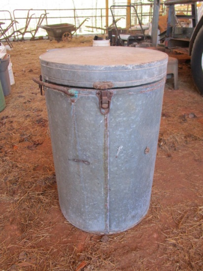 Heavy Galvanized Insulated Round Cooler