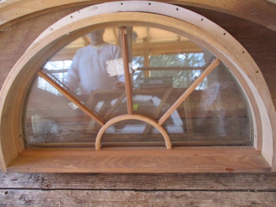 Wood Arch Window