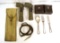 Various Military Items - Flashlights, Lanyard, Ammo Pouch, Cleaning Kit & More