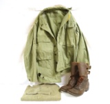 WWII GI HBT Combat Uniform + Boots