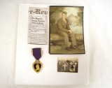 Soldier Glen Cox & Purple Heart, Personal Letters, Photos, & More