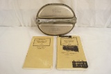 WWII Messkit w/ 3 US Manuals - All items nnamed to the same Vet