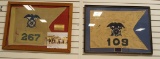 2 Bringback Flags (1 Signed) from Desert Storm - 109th & 267th QM Co. lead by FMJ Lavallis