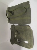 Pair of US Vietnam Canvas Gear - Map Case & Tote