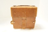 Nice German WWII Medic Case/Pouch Marked Hauptner with Part of Original Tag