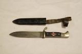 Hitler Youth Knife in Scabbard Maker marked M7/36 (E. & F. Horster)