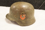 Rare Feldherrnhalle M35 German Helmet ET66 w/ Liner