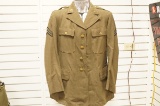US Army Air Enlisted Tunic with Collar Disks - 1940 Dated, Size 40R