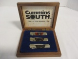 Cummins South Collector Series 1996 Knives in Wood Case