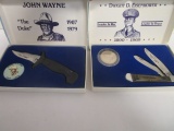 Cherokee John Wayne and Dwight D. Eisenhower Knives