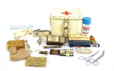 WWII US Navy Kit - Survival Life Boat Emergency Kit with All original Contents