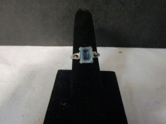 Aquamarine Stone Ring