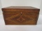 Wood Box with inlay on 3 sides