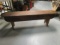 Antique Pine Bench with Square Cut nails
