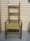 Antique Shaker Style Side Chair with Woven Seat