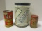 Three Vintage Baking Powder Tins-Fleischmann, KC and Royal