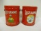Two Vintage 3lb. New Orleans Luzianne Coffee and Chicory Cans
