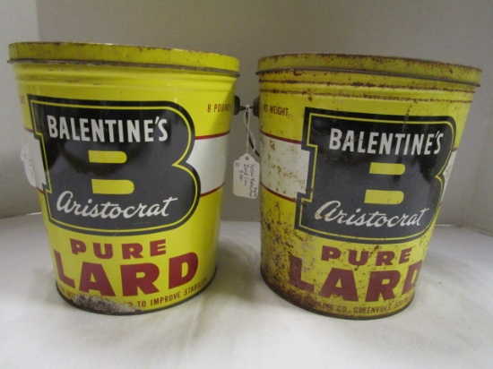 Ballentine's Aristocrat Pure Lard Buckets