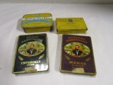 J.G. Dill's Sliced Tobacco,  Allenbury's Pastilles, Brasil and Sumatra Dannemann Tins