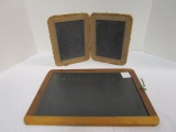 2 Vintage slate chalkboards