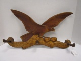 Carved Hawk or Eagle Hat Rack