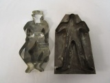 Old Ghost/man Cookie Cutter & Dancing Man Cookie Cutter