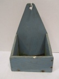 Blue Wood Wall Box
