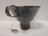 L&G Mfg. Co. Fruit or Vegetable Funnel in gray enamelware