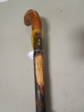 Large Walking Stick w/carved face