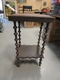 Spool Table w/shelf in original (as found condition)
