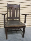 Child's Oak Mission Chair