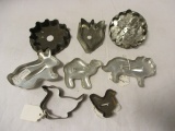 Eight Old Flower and Animal Cookie Cutter