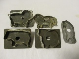 Five Old Lion and Bears Cookie Cutters