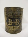 Vintage 10lb. Mother's B&B Salted Peanuts Tin